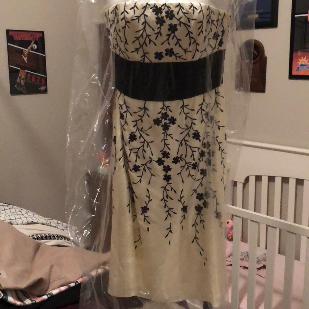 White House Black Market Embroidered Dress